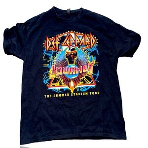Def Leppard: Cheap Trick: Journey: Steve Miller Band: Stadium Tour 2024 Tee: LG